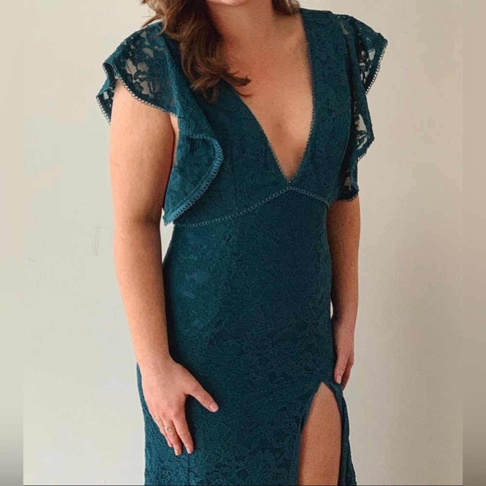 Teal formal dress Size M